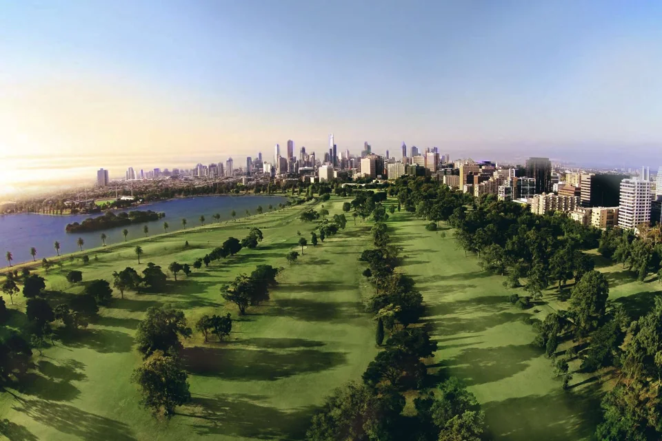 Albert Park Golf Course in Melbourne