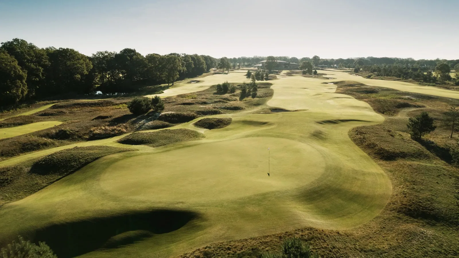 The first hole at Bernardus Golf, host of the 2026 Solheim Cup